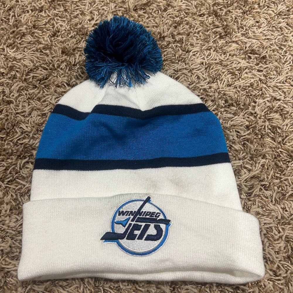 Winnipeg Jets Retro Logo White Hat - Fanatics